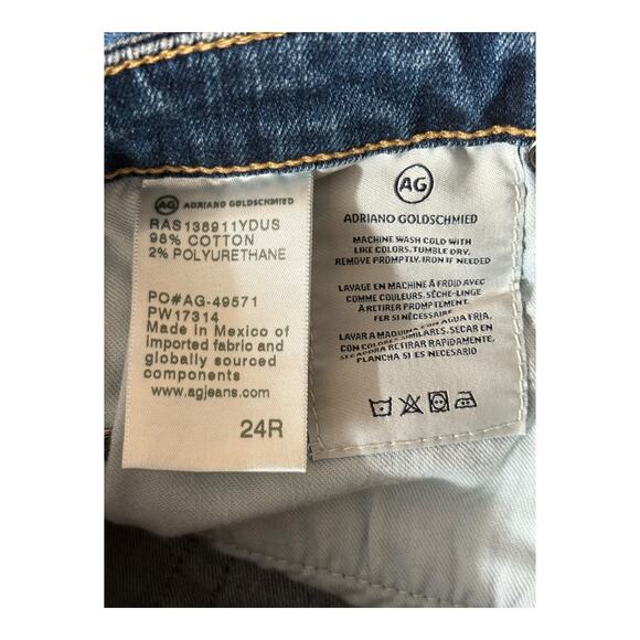 AG Adriano Goldschmied jeans The Legging Ankle Super Skinny Jeans size 24 - Picture 6 of 7